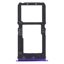 SIM Card Tray + SIM Card Tray / Micro SD Card Tray for Vivo X21 (Purple)
