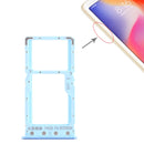 SIM Card Tray + SIM Card Tray / Micro SD Card Tray for Xiaomi Redmi 6 / Redmi 6A(Blue)