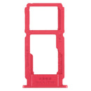 SIM Card Tray + SIM Card Tray / Micro SD Card Tray for OPPO R11(Red)