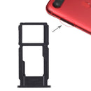 SIM Card Tray + SIM Card Tray / Micro SD Card Tray for OPPO R11s(Black)