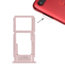 SIM Card Tray + SIM Card Tray / Micro SD Card Tray for OPPO R11s(Rose Gold)