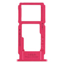 SIM Card Tray + SIM Card Tray / Micro SD Card Tray for OPPO R11s(Red)