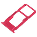 SIM Card Tray + SIM Card Tray / Micro SD Card Tray for OPPO R11s(Red)