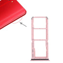 2 x SIM Card Tray + Micro SD Card Tray for Vivo Y83(Red)