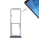 2 x SIM Card Tray + Micro SD Card Tray for Vivo Y75(Blue)