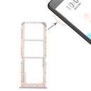 2 x SIM Card Tray + Micro SD Card Tray for OPPO A5 / A3s(Purple)