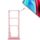 2 x SIM Card Tray + Micro SD Card Tray for Vivo Y93(Red)