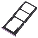 2 x SIM Card Tray + Micro SD Card Tray for OPPO A7x / F9 / F9 Pro / Realme 2 Pro(Purple)