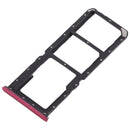 2 x SIM Card Tray + Micro SD Card Tray for OPPO A7x / F9 / F9 Pro / Realme 2 Pro(Red)