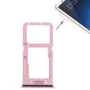 SIM Card Tray + SIM Card Tray / Micro SD Card Tray for Vivo X20(Rose Gold)