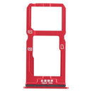 SIM Card Tray + SIM Card Tray / Micro SD Card Tray for Vivo X20(Red)