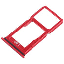 SIM Card Tray + SIM Card Tray / Micro SD Card Tray for Vivo X20(Red)