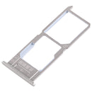 SIM Card Tray + SIM Card Tray / Micro SD Card Tray for Vivo Y37(Silver)