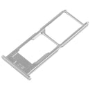 SIM Card Tray + SIM Card Tray / Micro SD Card Tray for Vivo Y37(Silver)