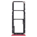 2 x SIM Card Tray + Micro SD Card Tray for Xiaomi Redmi 6 Pro(Red)
