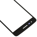 Front Screen Outer Glass Lens for LG K8 (2017) Aristo M210 MS210 M200N US215(Black)