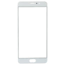 Front Screen Outer Glass Lens for Meizu Pro 6 Plus(White)