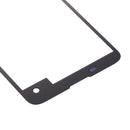 Front Screen Outer Glass Lens for LG X screen / K500 / K500N(Black)