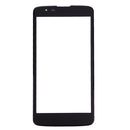 Front Screen Outer Glass Lens for LG K8 (Black)