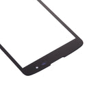Front Screen Outer Glass Lens for LG K8 (Black)
