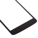 Front Screen Outer Glass Lens for LG K8 (Black)