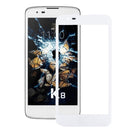 Front Screen Outer Glass Lens for LG K8 (White)