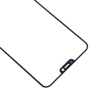Front Screen Outer Glass Lens for Vivo X21i(Black)