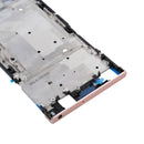 Front Housing LCD Frame Bezel Plate for Sony Xperia XA1 Ultra (Rose Gold)
