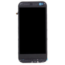 LCD Screen and Digitizer Full Assembly with Frame & Front Glass Lens Cover for HTC One M8 (Top+Bottom)(Black)