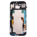 LCD Screen and Digitizer Full Assembly with Frame & Front Glass Lens Cover for HTC One M8 (Top+Bottom)(Black)