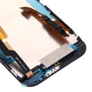 LCD Screen and Digitizer Full Assembly with Frame & Front Glass Lens Cover for HTC One M8 (Top+Bottom)(Black)