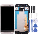 LCD Screen and Digitizer Full Assembly with Frame for HTC One M9 (Gold on Silver)
