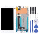 LCD Screen and Digitizer Full Assembly with Frame for Lenovo K8 (White)