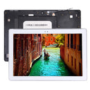 LCD Screen and Digitizer Full Assembly with Frame for Asus ZenPad 10 Z300C / Z300CG P023, Green Flex Cable Version(White)