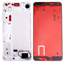 Front Housing LCD Frame Bezel Plate for Microsoft Lumia 650 (White)