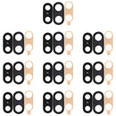 10 PCS Back Camera Bezel with Lens Cover & Adhesive for Huawei Nova 3 (Black)