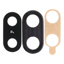10 PCS Back Camera Bezel with Lens Cover & Adhesive for Huawei Nova 3 (Black)