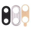 10 PCS Back Camera Bezel with Lens Cover & Adhesive for Huawei Nova 3 (Black)