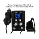 Kaisi 8586+ SMD Rework Soldering Station Hot Air Gun Soldering Station Repair Welding Set PCB Desoldering Tool, EU Plug