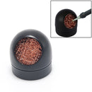 Kaisi Soldering Iron Nozzle Cleaning Ball Pure Copper Removing Tin Ball Seat(Black)
