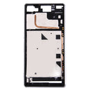 Single SIM Front Housing LCD Frame Bezel for Sony Xperia Z3(White)