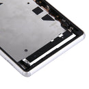Single SIM Front Housing LCD Frame Bezel for Sony Xperia Z3(White)
