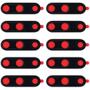 10 PCS Back Camera Lens for OnePlus 7 Pro (Black)