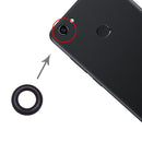 10 PCS Camera Lens Cover for Vivo Y75(Black)