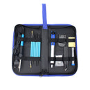 JIAFA JF-8125 18 in 1 Soldering Iron Tool Set with Bag, EU Plug(Black)