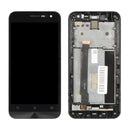LCD Screen and Digitizer Full Assembly with Frame for Asus Zenfone 2 ZE500CL Z00D(Black)