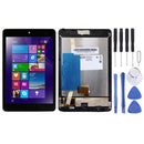 LCD Screen and Digitizer Full Assembly with Frame for Lenovo Miix 3-830 (Black)