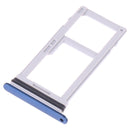 SIM Card Tray + SIM Card Tray / Micro SD Card Tray for LG G7 ThinQ G710 G710EM G710PM G710VMP G710ULM (Blue)