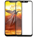 Front Screen Outer Glass Lens for Nokia X7 / 8.1 / 7.1 Plus TA-1131(Black)