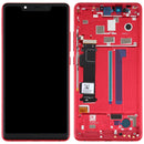 LCD Screen and Digitizer Full Assembly with Frame for Xiaomi Mi 8 SE(Red)